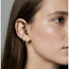 14K Gold Plated Hoop & Dangle Earring Stack Set | Hypoallergenic 20G Multi-Piercing Jewelry - 3 of 4