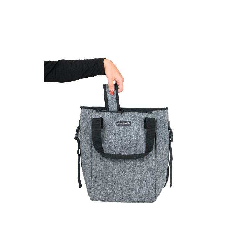 Geckobrands Convertible Tote & Backpack - Everyday Grey, 3 of 6