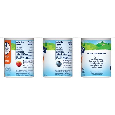 Stonyfield Organic YoBaby Apple &#38; Blueberry Whole Milk Baby Probiotic Yogurt - 6ct/4oz Cups_8