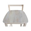 International Concepts Madrid Bar Height Stool - 30" Seat Height - 2 of 4