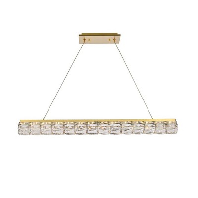 Elegant Lighting Valetta 1 - Light Pendant in  Gold