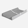 Bacati - Elephants White/Gray Gray Pin Dots Changing Pad Cover - 3 of 4