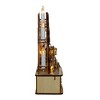 Kurt Adler 17.72-Inch Wooden LED Light-Up Christmas Village With Candle - 2 of 4