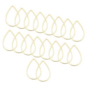 Unique Bargains Copper DIY Jewelry Making Wide Usage Easy to Use Beading Hoop Earrings 60Pcs - 1 of 4