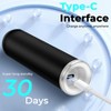 Portable Travel Electric Sonic Toothbrush Battery Operated, 2 Brush Heads Included - Black/White - 4 of 4