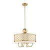 Livex Lighting Arabesque 4 - Light Chandelier in  Soft Gold - 2 of 4