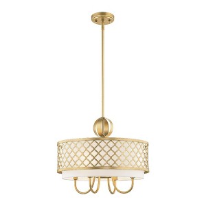 Livex Lighting Arabesque 4 - Light Chandelier in  Soft Gold - 1 of 4