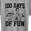 Women's - Peanuts - 100 Days Of Fun Short Sleeve Graphic T-Shirt - 2 of 4
