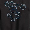 Boys' - Blue's Clues & You! - Blue Outline Graphic Long Sleeve Fleece Sweatshirt - 2 of 4