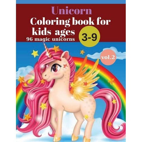 Download Unicorn Coloring Book For Kids 3 9 Ages Vol 2 By Lucian Hood Paperback Target
