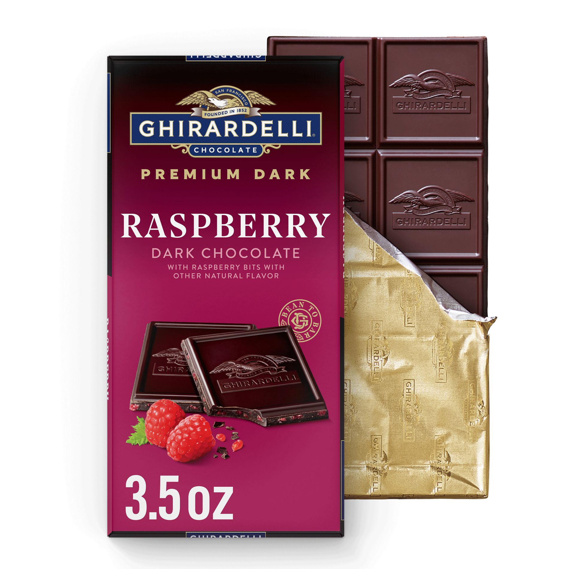 Ghirardelli Intense Dark Raspberry Dark Chocolate Candy Bar - 3.5oz