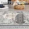 Acekool 2x6 Washable Runner Rug - Non-Slip Entryway Carpet, Low-Pile Grey Indoor Mat for Hallway, Kitchen, Laundry Room - 2 of 3