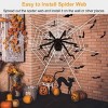 Syemin Decorative Holiday Scene Props Halloween Decorations Spider Outdoor Halloween Spider Mega Spider Scary Spider Outdoor, Black, 59"*59"*59" - 4 of 4
