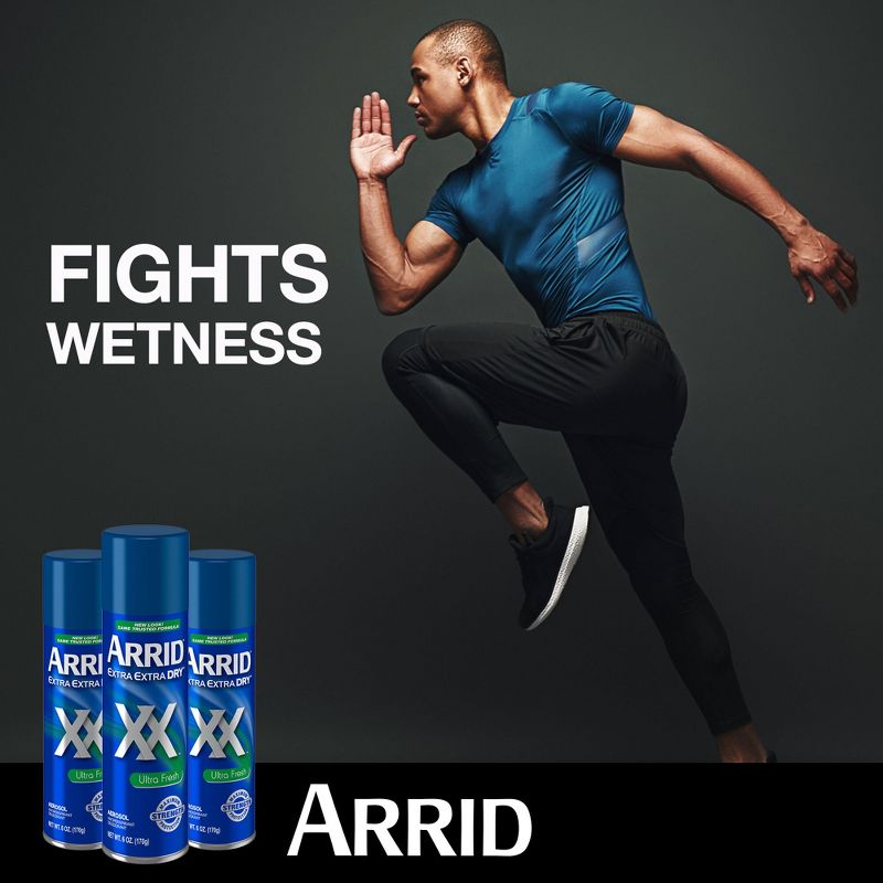 Arrid XX Extra Extra Dry Ultra Clear Aerosol Antiperspirant &#38; Deodorant - 6oz/2pk, 5 of 11