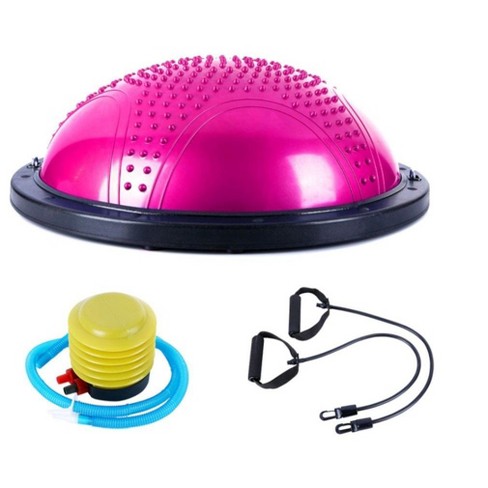 Half Ball Balance Trainer Yoga Exercise Fitness Platform Anti Slip For Stability Core Workout Target