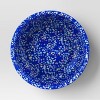 34oz Plastic Terrazzo Candid Cobalt Cereal Bowl Blue - Room Essentials™ - 3 of 3