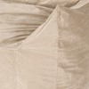 SKRAN 2 Seater Oversized Bean Bag Chair with Armrests for small space Living Room, Bedroom, Taupe - 4 of 4