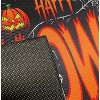Home Mart Goods Halloween Orange Black Non-Slip Washable Low Pile Kitchen Mat Entrance Door Mat - 31" x 19" - 4 of 4