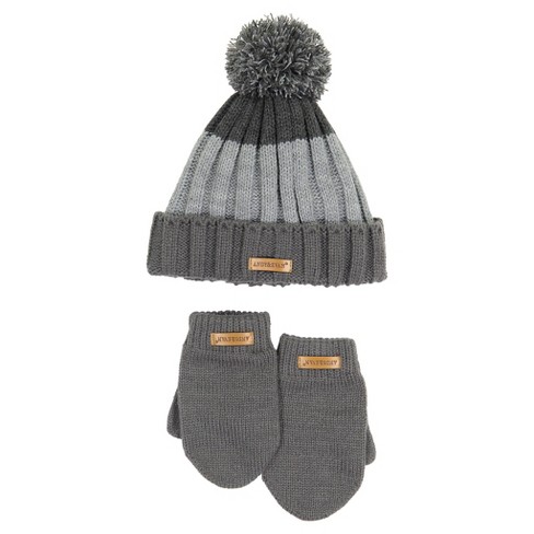 Boys hat and glove hot sale set