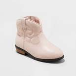 Toddler Girls' Addie Shimmer Zipper Western Boots - Cat & Jack™