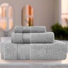 Luxury Cotton Heavyweight Solid Plush Towel Set by Blue Nile Mills - 2 of 4