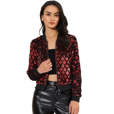 Glitter Monogram Bomber Jacket - Women - Ready-to-Wear