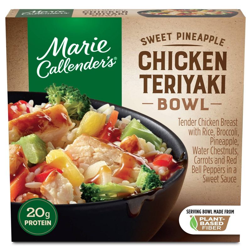 Marie Callender's Frozen Sweet Pineapple Chicken Teriyaki Bowl - 12.3oz, 1 of 5
