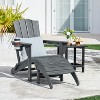 Yaheetech Ottoman Footrest for Adirondack Chair for Porch, Backyard, Lawn - 2 of 4