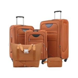 Summit Adventure 5-Piece Expandable Softside Luggage With Duffel Bag - 1 of 4