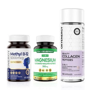OXYENERGY Methyl B12, Advanced Collagen & Magnesium Bundle - 1 of 1