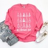 Simply Sage Market Women's Distressed Oh Christmas Tree Long Sleeve Garment Dyed Tee - 3 of 4