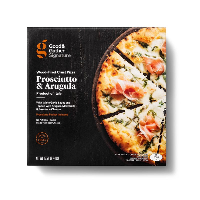 Signature Wood-Fired Prosciutto &#38; Arugula Frozen Pizza - 15.52oz - Good &#38; Gather&#8482;, 1 of 7