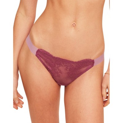 Adore Me Women's Olisa Demi Bra 38D / Red Violet Purple.