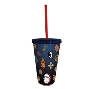 Abysse America Demon Slayer (Kimetsu no Yaiba) - Pillars 16oz Plastic Tumbler - 1 of 3