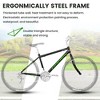 ORRD 24 Inch Mountain Bike, 21 Speed Dual V-Brake, Carbon Steel Frame for Adults Teens，Black+Green - 3 of 4