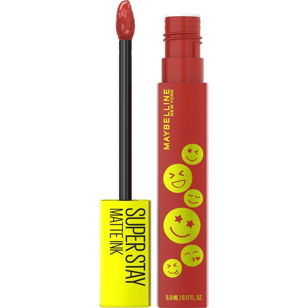 Photos - Lipstick & Lip Gloss Maybelline Super Stay Matte Ink Moodmakers Collection Liquid Lipstick - 455 Harmonizer - 0.17 fl oz 