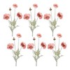 Poppy Floral Spray (Set of 6) - 3 of 4