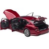 Lexus LS500h Morello Red Metallic with Chrome Wheels 1/18 Model Car by Autoart - 2 of 4