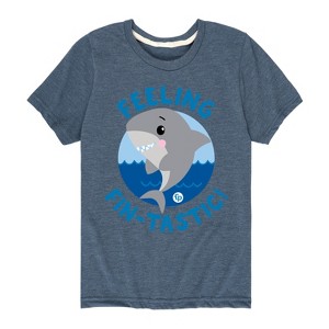 Boys' - Fisher Price - Feeling Fintastic Shark Short Sleeve Graphic T-Shirt - 1 of 4