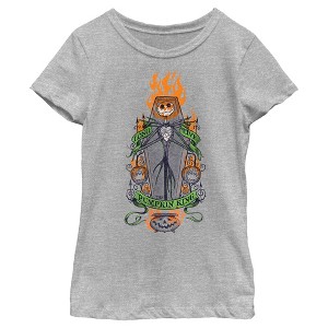 Girl's The Nightmare Before Christmas Long Live the Pumpkin King T-Shirt - 1 of 4