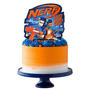 Treasures Gifted Nerf Cake Topper - Nerf Party Supplies - 1 of 1