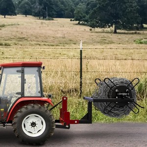 Wire Unroller with Bolts, Fit 2-inch receivers,Receiver Hitch Compatible and for Fencing,Multifunctional,Black - 1 of 4