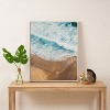 Romana Lilic / LA76 Photography The Surfer and The Ocean Framed Art Canvas - Society6 - 3 of 4