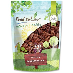 Dry Roasted Pecan Halves with Himalayan Salt - by Food To Live - 1 of 4