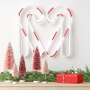 LED Animated Neon Candy Canes Forming Heart Hangable Sign White/Red - Wondershop™ - 2 of 4