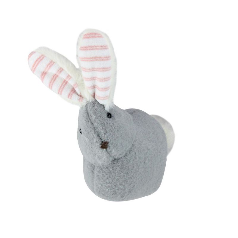 Northlight 8" Plush Bunny Easter Rabbit Spring Figure - Gray/White, 2 of 4
