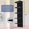 Sorbus 5 Tier Wall Mounted Floating Shelf Unit with LED Lights - Home Decor and Storage Organizer - 4 of 4