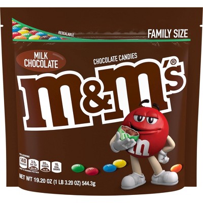 M&M's Family Size Milk Chocolate Candies - 19.2oz