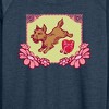 Women's - Wizard of Oz - Toto with Box of Chocolates Lightweight French Terry Slouchy - 2 of 4