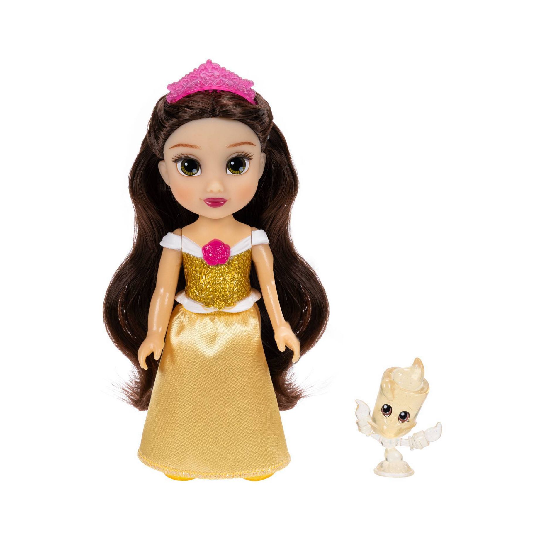 Disney Princess 6" Petite Belle Fashion Doll + Lumiere Toy